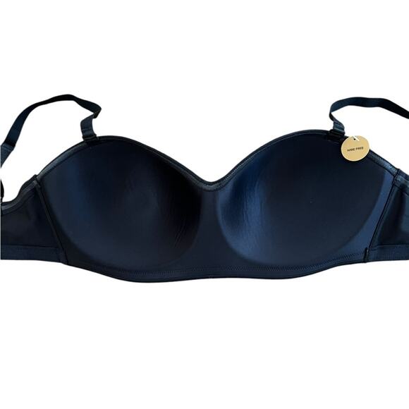 *NWOT Wacoal 854372 Staying Power Wire Free Strapless Black Bra – 34DDD - Picture 6 of 7